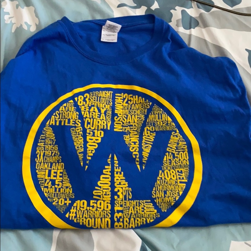 Warriors t shirt